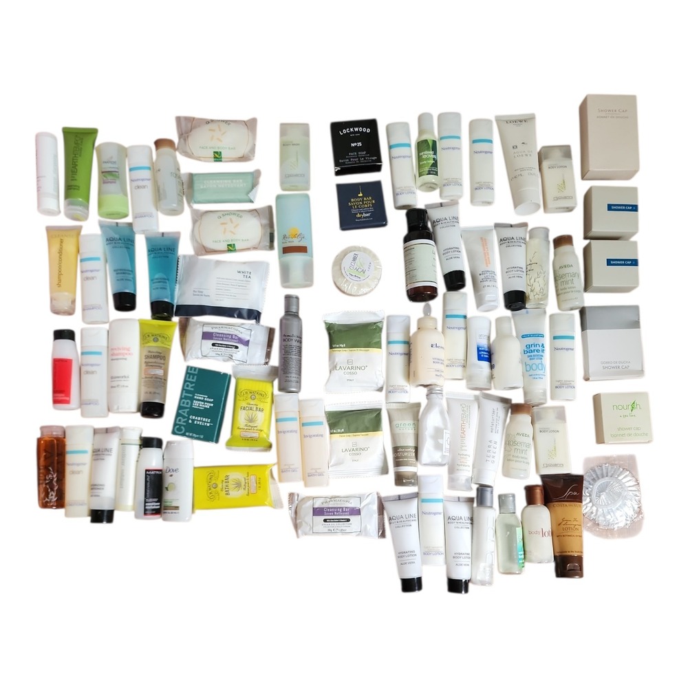 Lot of 70+ Hotel Travel Size Toiletries Shampoo Conditioner Lotion‎ Soap Airbnb